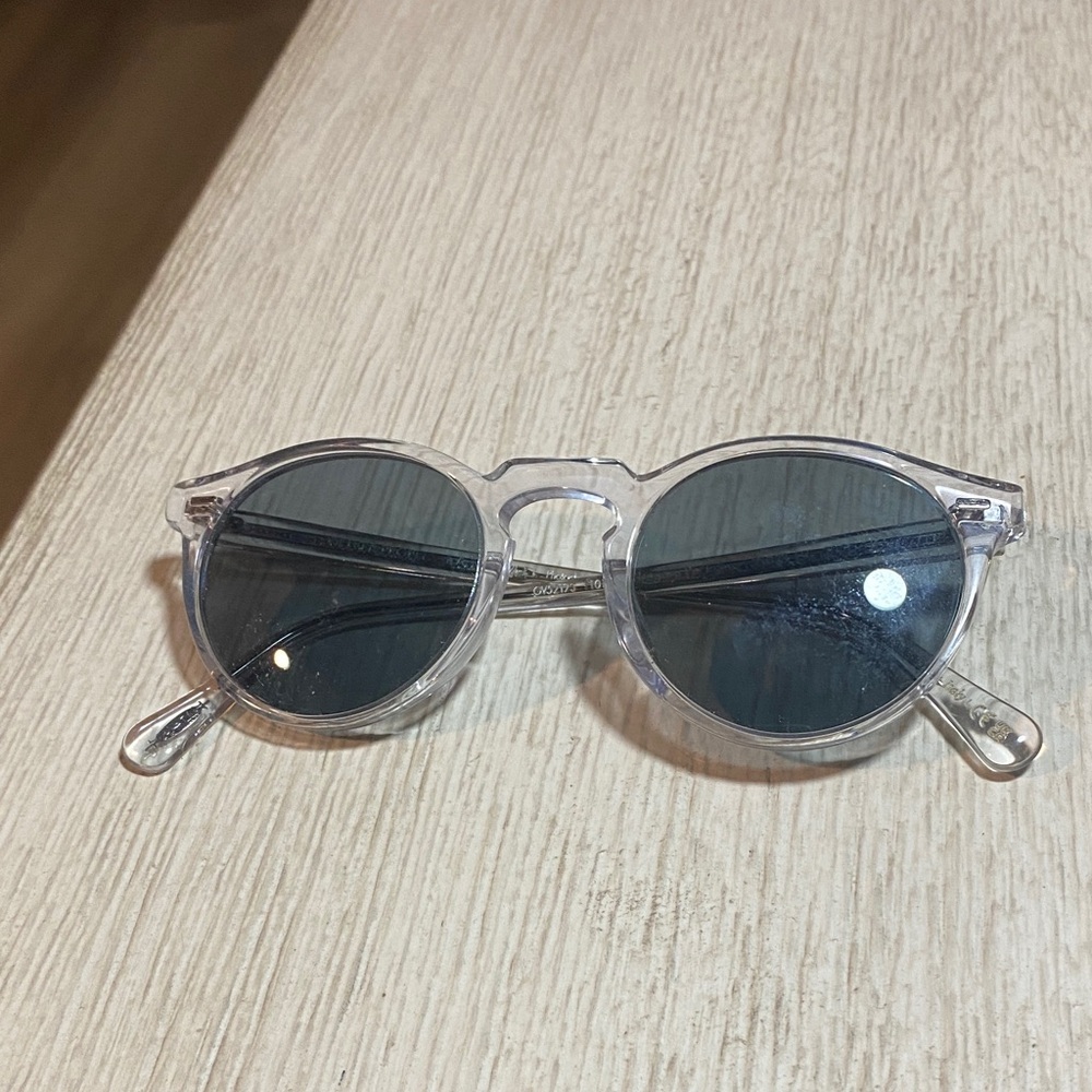 Oliver Peoples Clear Frame Sunglasses